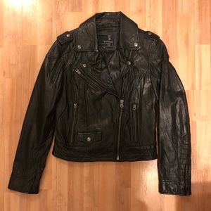 Genuine Leather Jacket - Size Medium